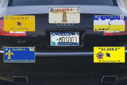Alaska License Plate Pack